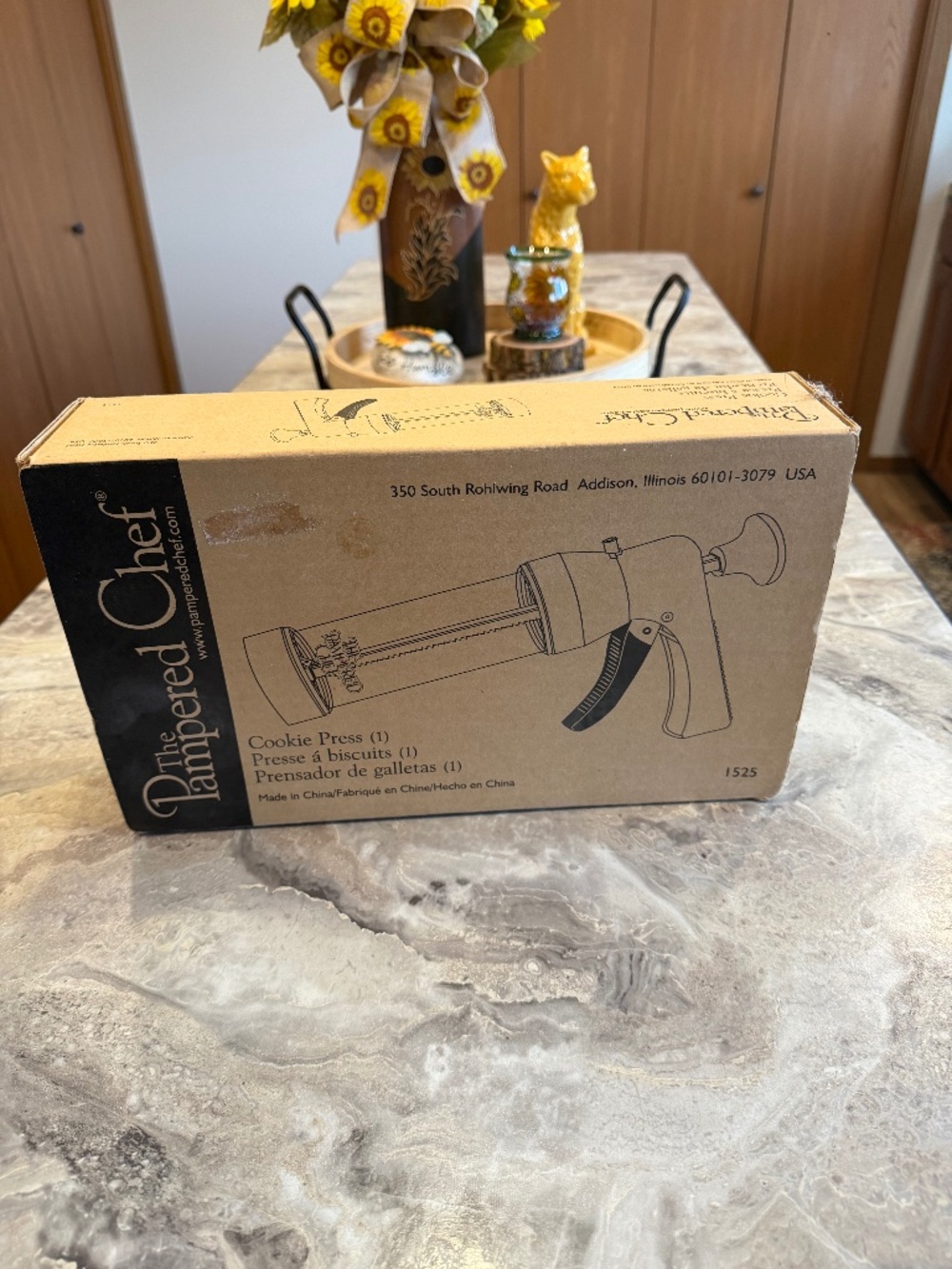 Pampered chef cookie press modelnumber 1525